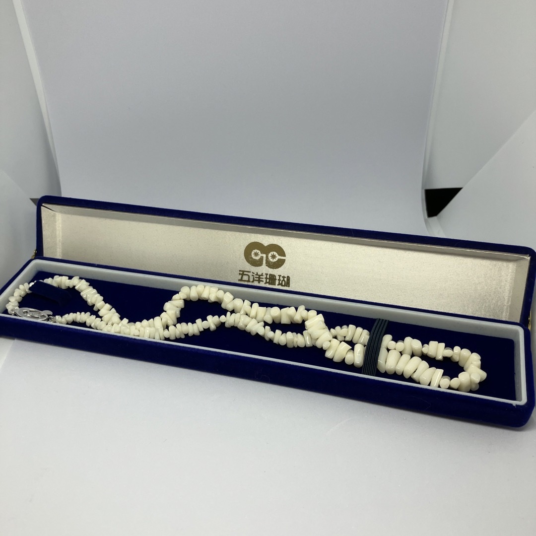五洋珊瑚 ネックレス レディースのアクセサリー(ネックレス)の商品写真