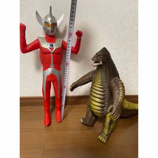 当時物　ウルトラマンタロウ　レッドキング　ビックソフビ(特撮)