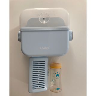 コンビ(combi)のCombi 除菌じょ〜ず 電子レンジ除菌 パステルブルー(哺乳ビン用消毒/衛生ケース)