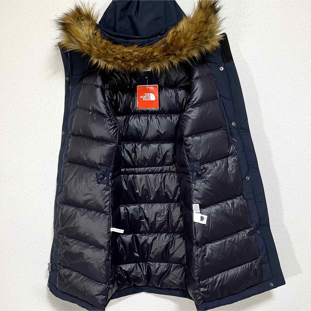 THE NORTH FACE(ザノースフェイス)の新品!人気 ノースフェイス ダウンコート ファーフード着脱可能 レディースXS レディースのジャケット/アウター(ダウンコート)の商品写真