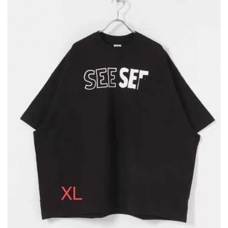 SEE SEE BIG POCKET FONT LOGO TEE 22SS(Tシャツ/カットソー(半袖/袖なし))