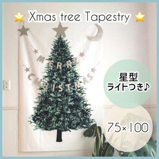 ⭐︎限定セール⭐︎クリスマスツリー タペストリー イルミネーション LED (その他)