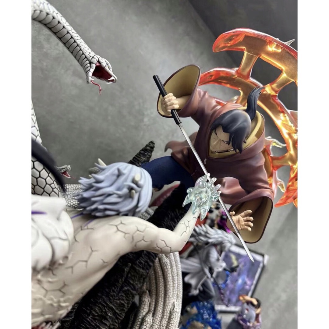 ナルト カブト& イタチ フィギュア ガレージキット GK完成品の ナルト カブト& イタチ フィギュア ガレージキット GK完成品の