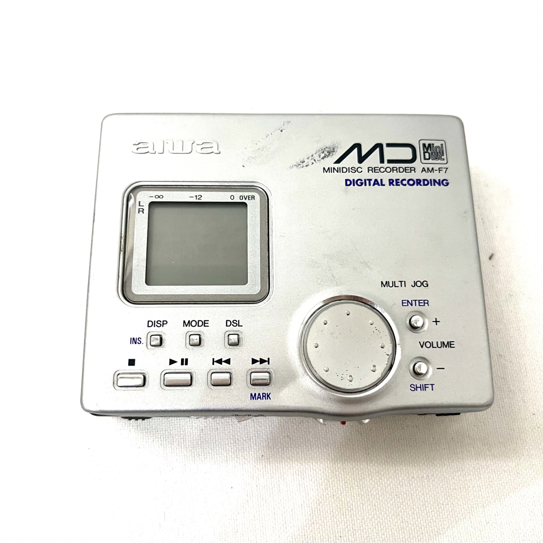 【希少☆動作確認済】アイワ aiwa ポータブルMDレコーダーAM-F7 スマホ/家電/カメラのオーディオ機器(ポータブルプレーヤー)の商品写真