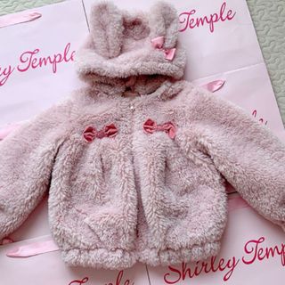 シャーリーテンプル(Shirley Temple)の🌸ご専用🌸シャーリーテンプル🎀うさみみボアコート🐰S100-115(コート)