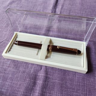 パイロット(PILOT)のパイロット カスタム CUSTOM 74 ディープレッド 万年筆 14K M(ペン/マーカー)