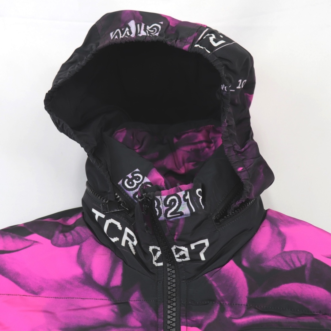 DIESEL - 美品 ディーゼル 総柄 中綿ジャケット メンズ 黒