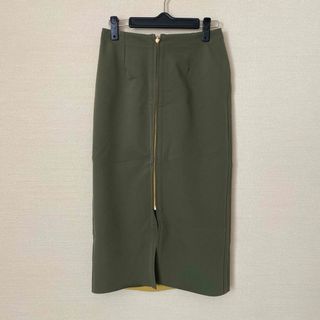 リバーシブルスカート　美品(ひざ丈スカート)