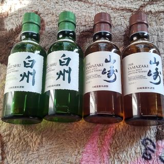 サントリー - 山崎、白州ミニボトル 180ml 4本の通販 by シン's shop