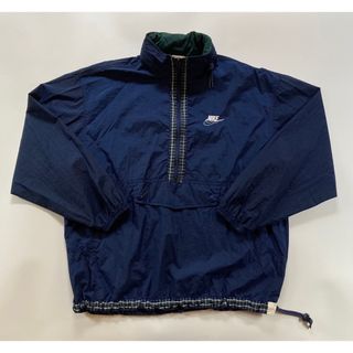 デッドストック 90s NIKE ナイキ ナイロン ジャケット ネイビー  肉厚