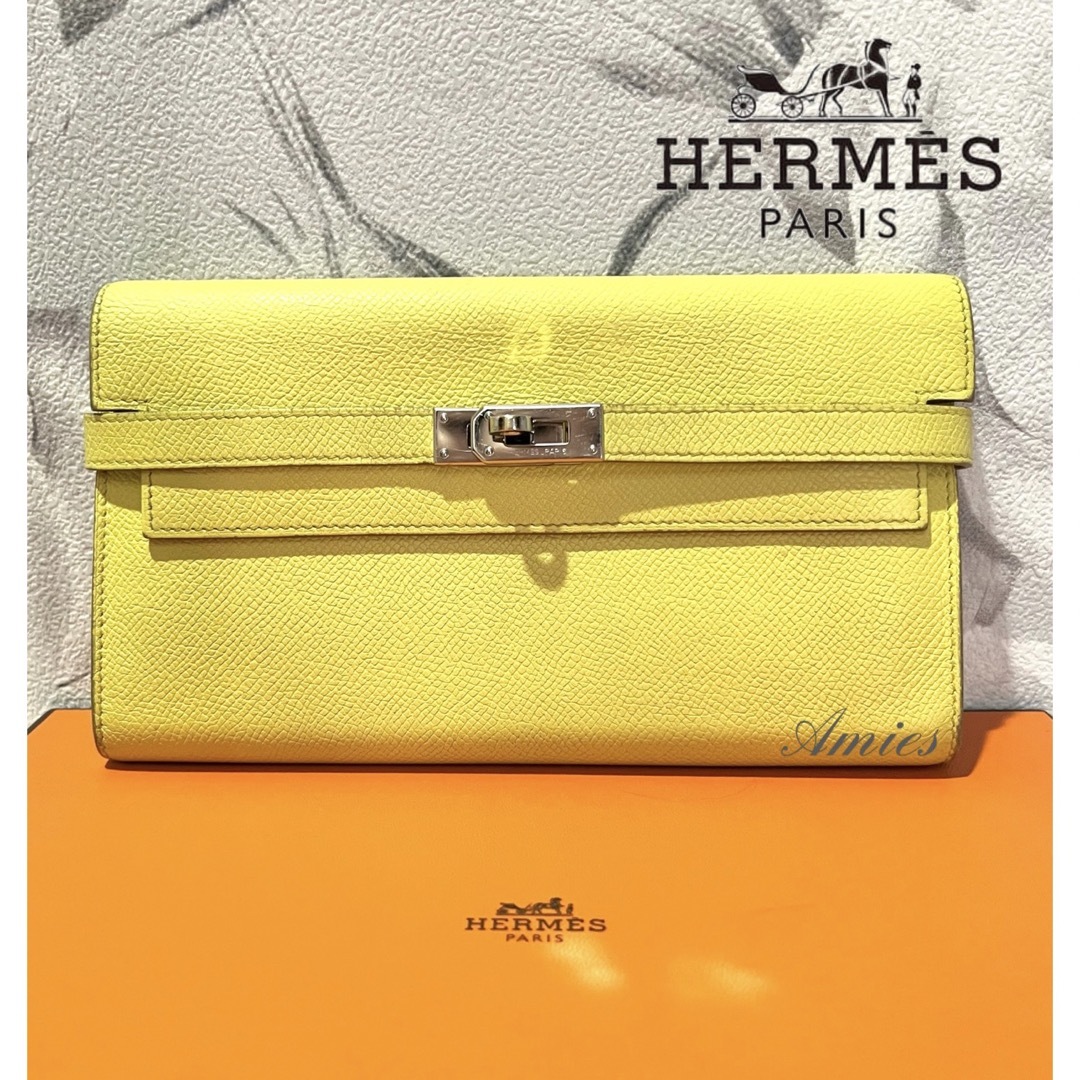 美品☆HERMES エルメス 長財布 ケリーウォレット - www.sorbillomenu.com