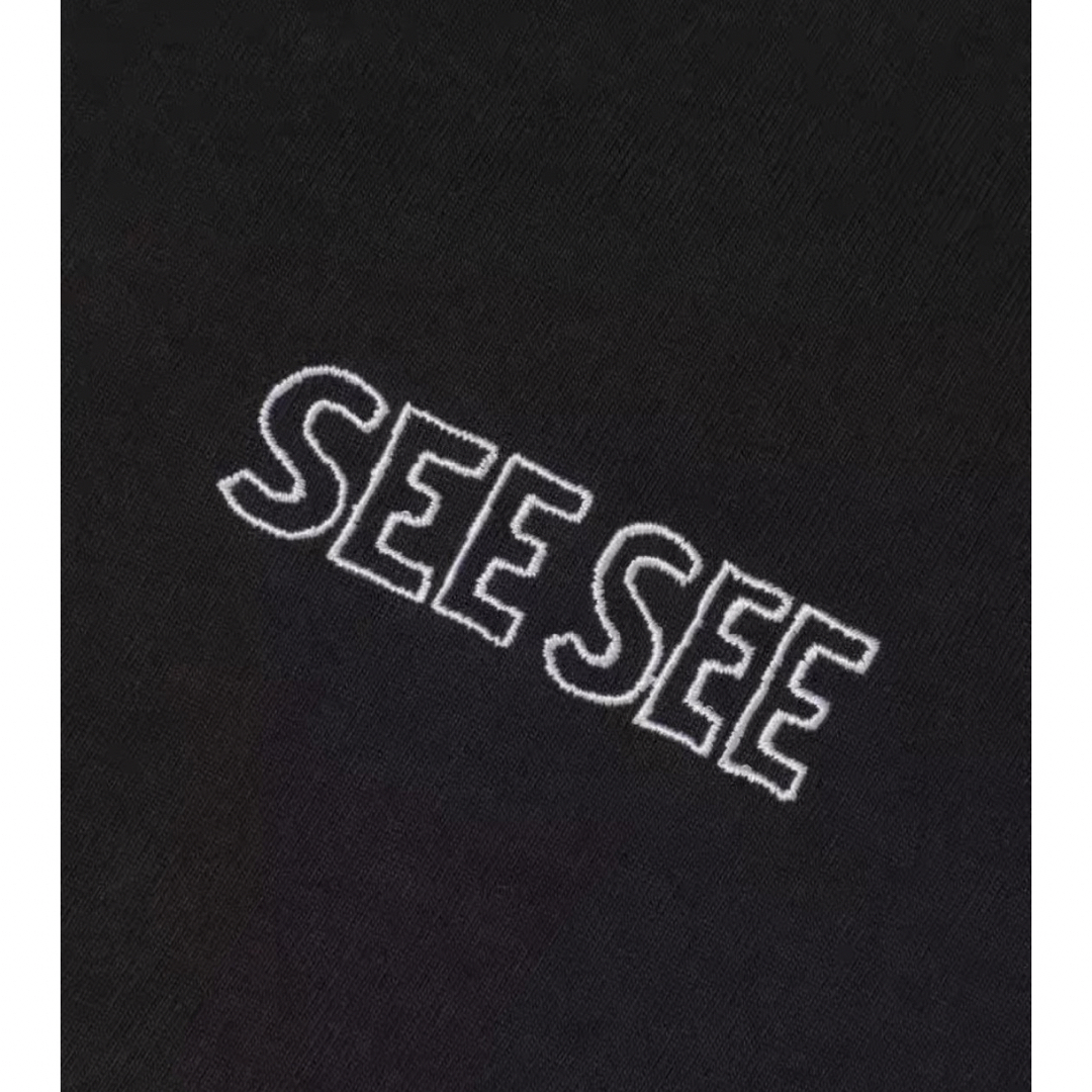 SEE SEE BIG POCKET FONT LOGO TEE 22SS-6