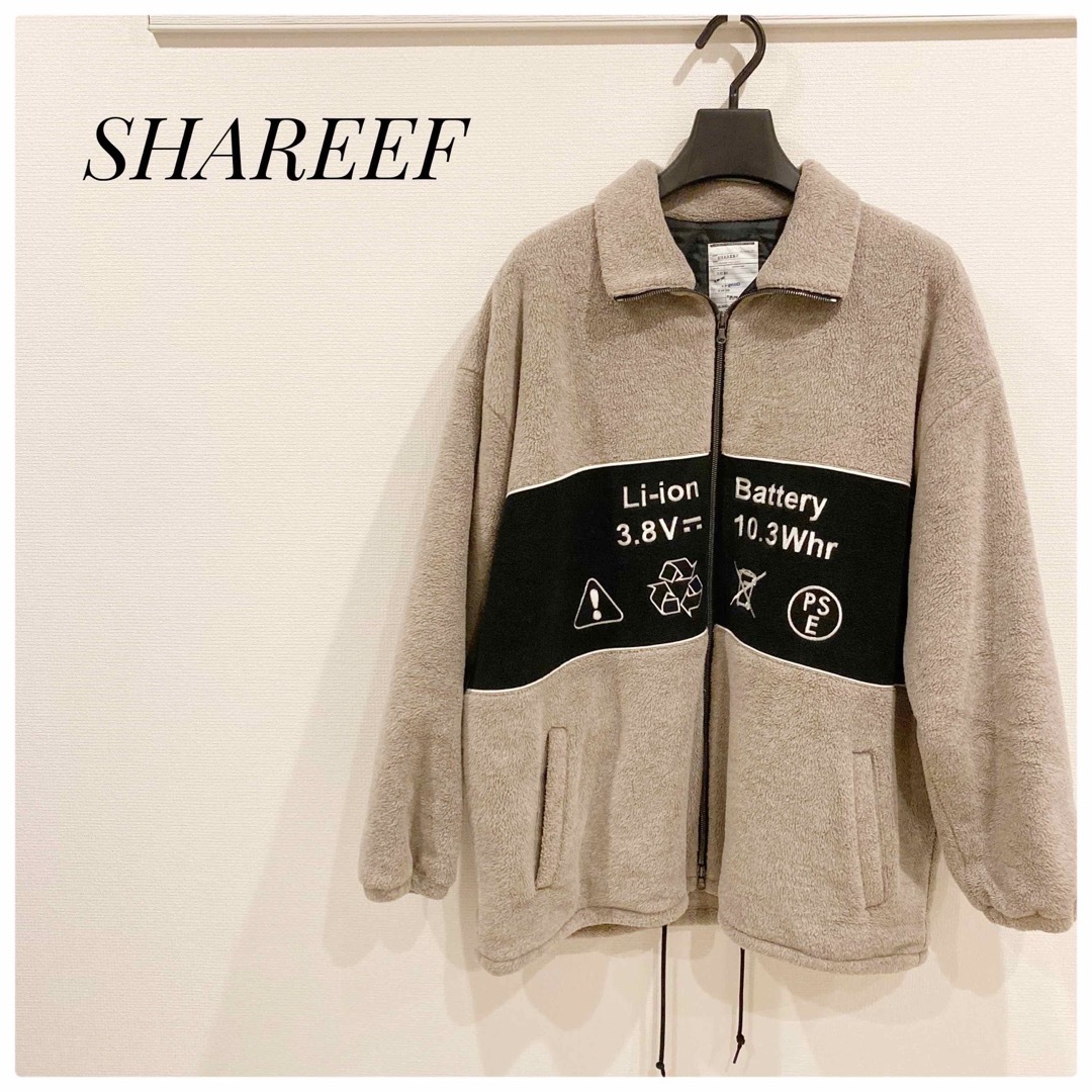 未使用 SHAREEF パイル生地 ボアフードジャケット