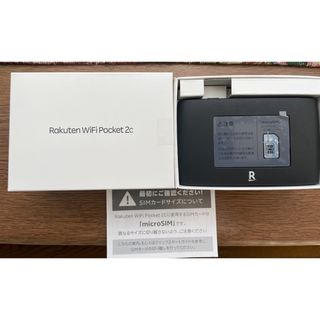 ラクテン(Rakuten)の【超美品】楽天モバイル ポケットWi-Fi 2C BLACK(その他)