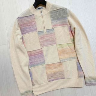 バラシ(Barassi)の˚✧₊ barassi MILANO カシミヤブレンド ハーフジップウールニット(ニット/セーター)