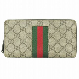 Gucci - グッチ GUCCI GGスプリーム シェリーライン 長財布 ロング