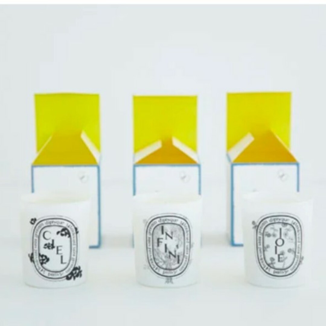 minä perhonen × diptyque キャンドル 3個キャンドル