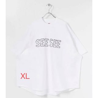 SEE SEE BIG POCKET FONT LOGO TEE 22SS-14(Tシャツ/カットソー(半袖/袖なし))