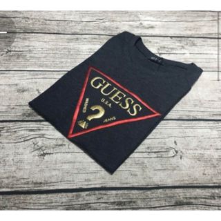 ゲス(GUESS)のGUESS ゲス　クロップド丈 Tシャツ　黒Tシャツ　ミニTシャツ Tシャツ(Tシャツ(半袖/袖なし))