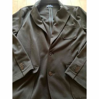 FRED PERRY パイピング テーラード ジャケット バッジ付　黒　M