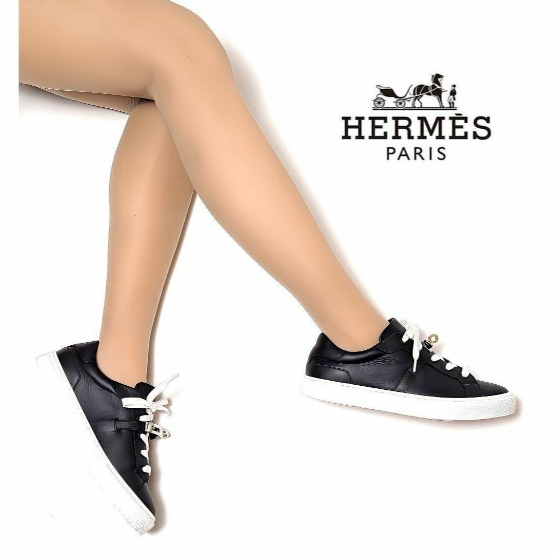 Hermes(エルメス)の未使用さん♥エルメスHERMES　デイ　ケリーバックル　スニーカー　37 レディースの靴/シューズ(スニーカー)の商品写真