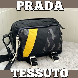 プラダ(PRADA)の★PRADA★プラダ/テスート/ショルダーバッグ/メッセンジャー/黒/カモフラ(ショルダーバッグ)