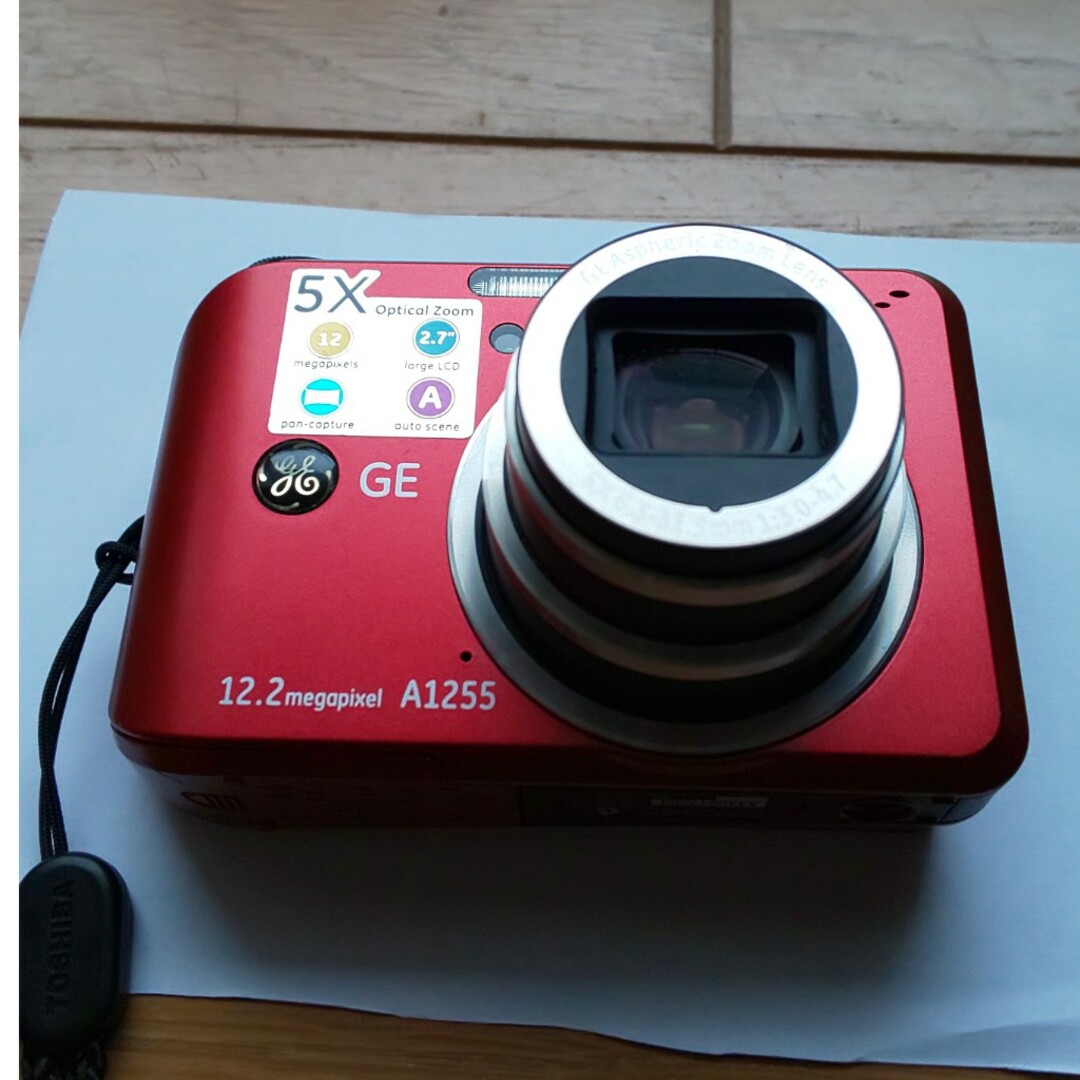 デジタルカメラ　GE　A1255　(アルカリ電池式) スマホ/家電/カメラのカメラ(コンパクトデジタルカメラ)の商品写真