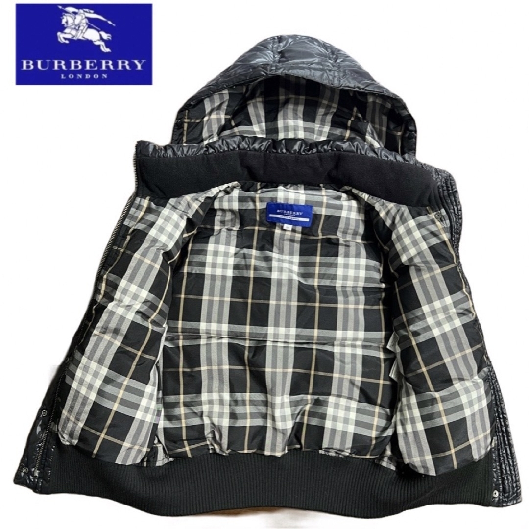 BURBERRY BLUE LABEL(バーバリーブルーレーベル)の【美品】BURBERRYバーバリー/ダウンベスト★レディース/サイズ38 M〜L レディースのジャケット/アウター(ダウンベスト)の商品写真