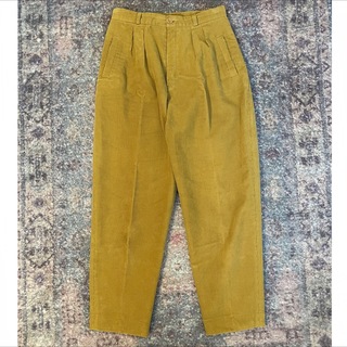 80s ドイツ製 Vintage Mustard Cords Trousers(スラックス)
