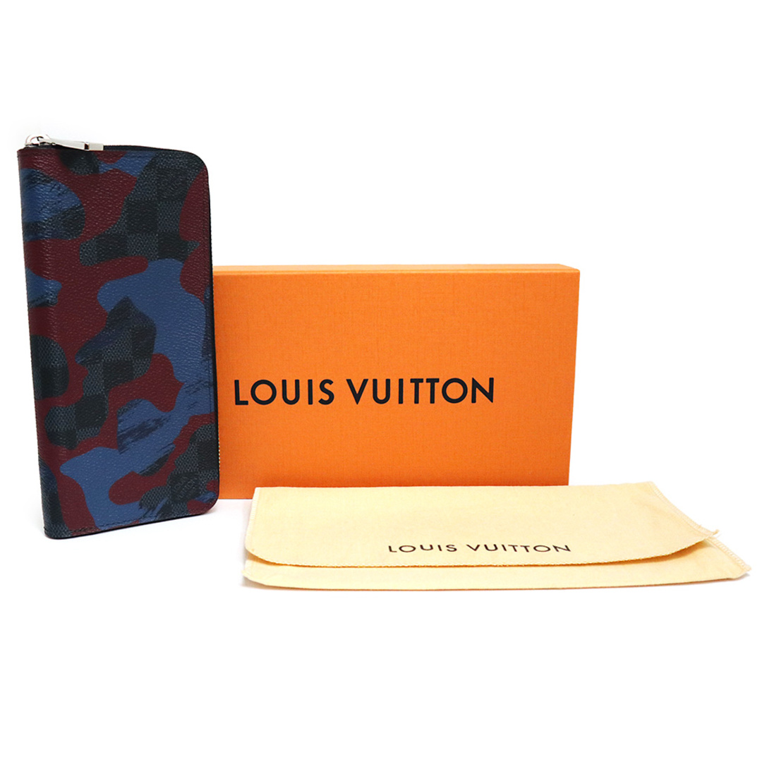 LOUIS VUITTON ラウンドファスナー長財布 ヴェルティカル コバルト