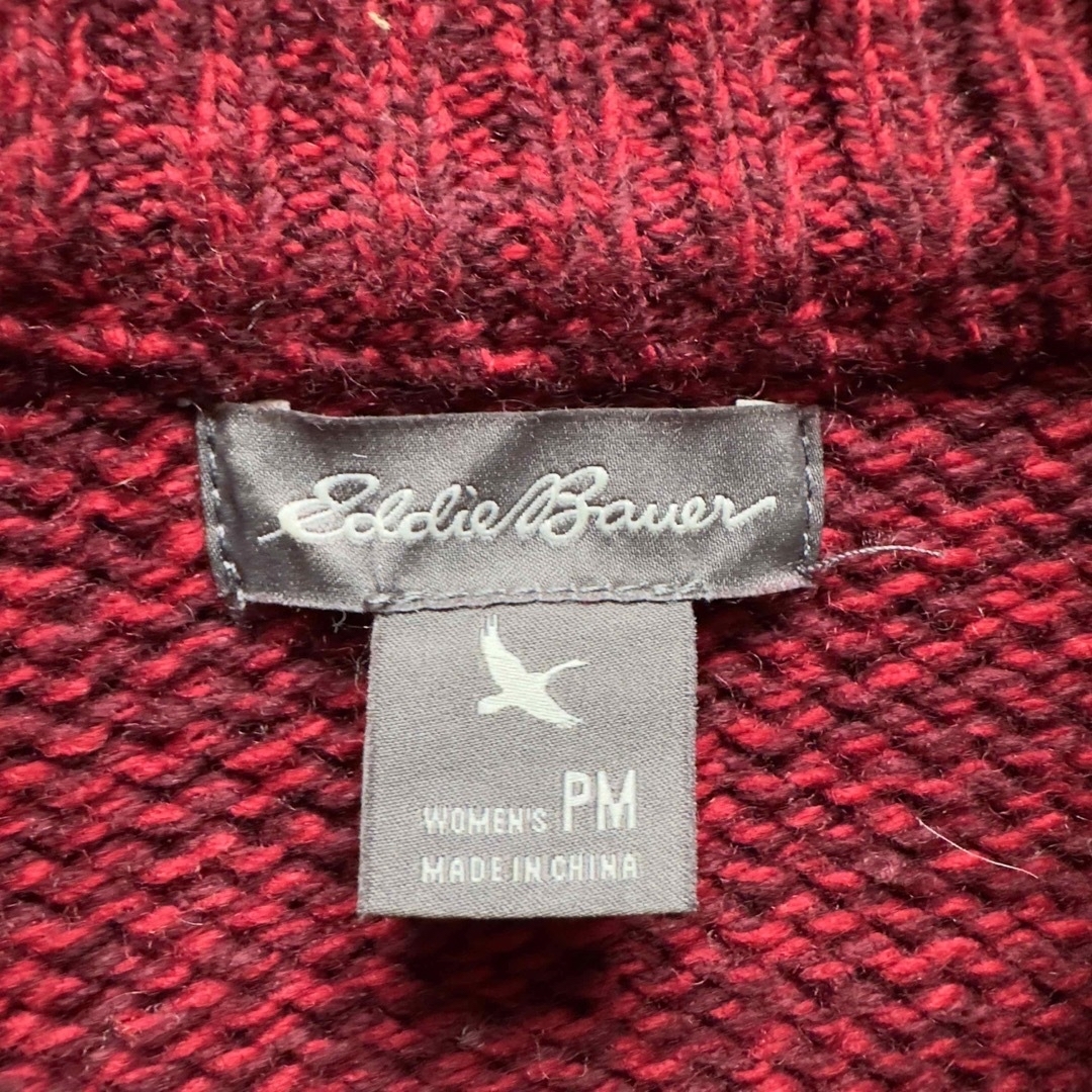 Eddie Bauer(エディーバウアー)のエディーバウアー ノルディック柄 ニット カーディガン Lサイズ メンズのトップス(ニット/セーター)の商品写真