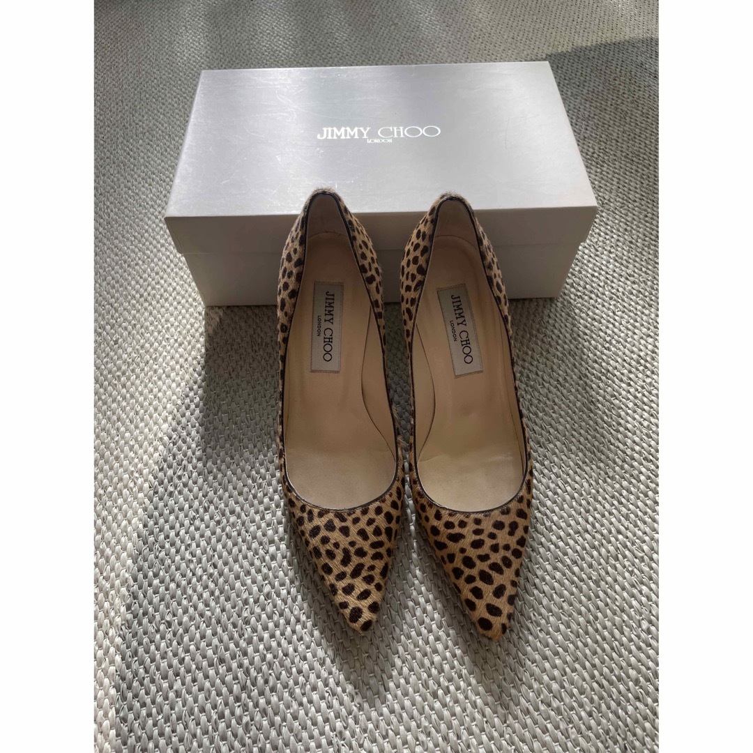 ✨極美品✨　JIMMY CHOO パンプス　ヒョウ柄　ピンヒール　レオパード