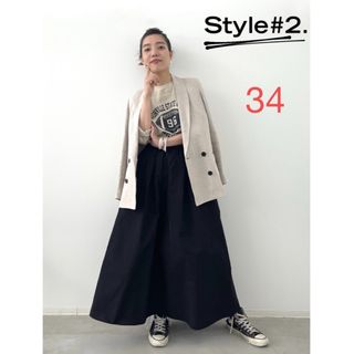 アパルトモンドゥーズィエムクラス(L'Appartement DEUXIEME CLASSE)のL'Appartement Grosgrain Volume Skirt 34(ロングスカート)