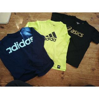 アシックス(asics)のadidas asics ロンT 半袖3点セット　130男児(Tシャツ/カットソー)