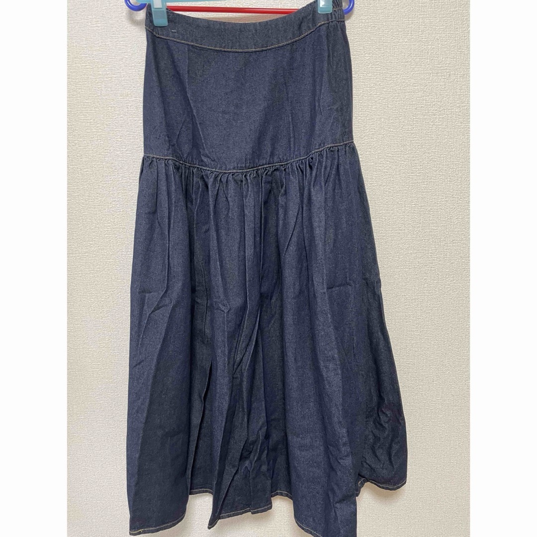 GRL(グレイル)のGRL グレイル　デニムティアードスカート レディースのスカート(ロングスカート)の商品写真