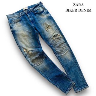 ZARA JEANS ザラジーンズ　ヴィンテージ加工　スキニーデニムパンツ