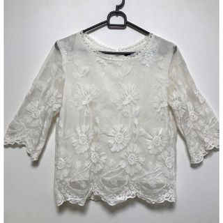 ダブルクローゼット(w closet)のw cloret レースブラウス(シャツ/ブラウス(長袖/七分))