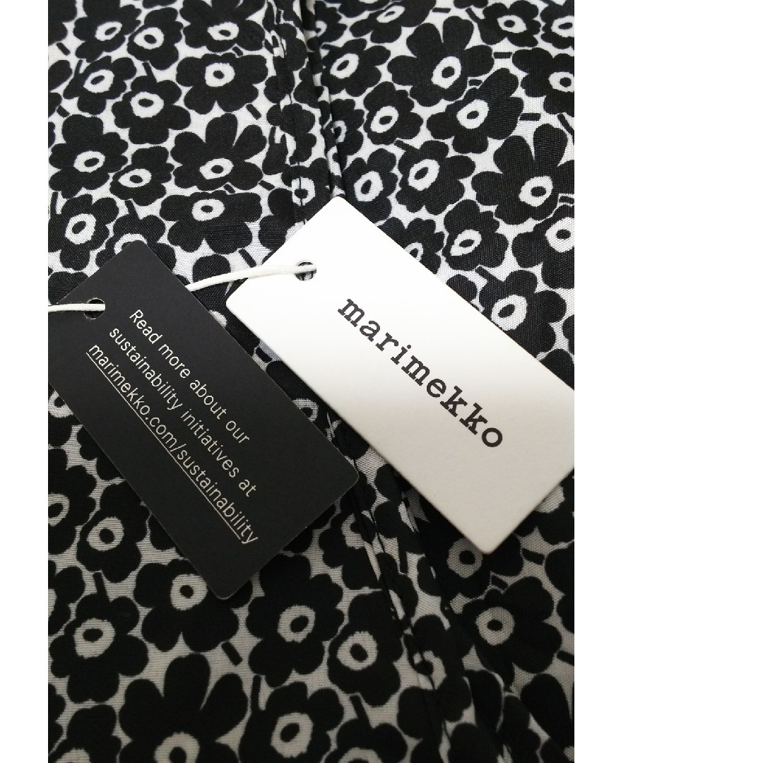 marimekko(マリメッコ)の新品未使用●marimekko●スマートバッグウニッコブラック レディースのバッグ(エコバッグ)の商品写真