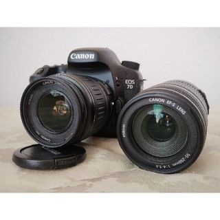 実用品 Canon EOS 7D Wズームレンズセットカメラ