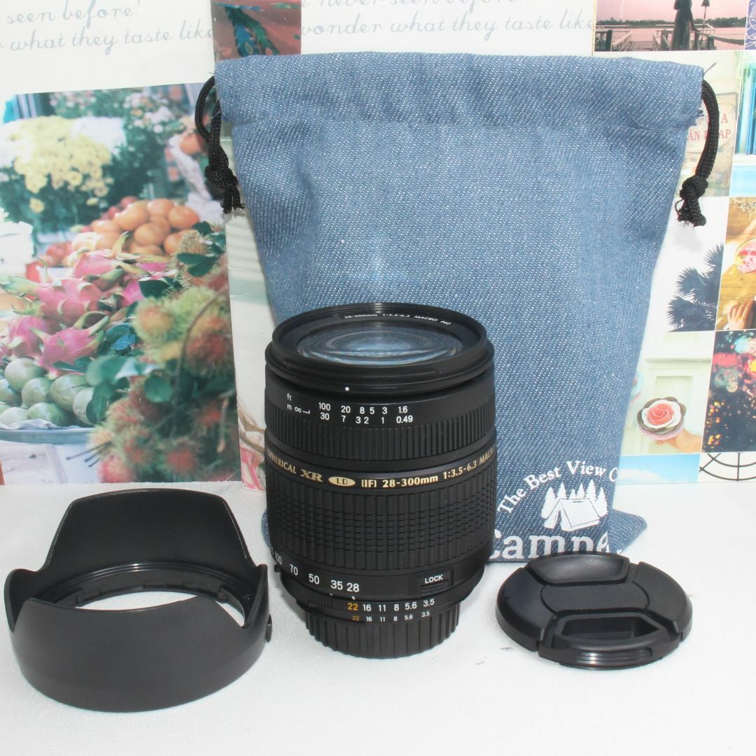 TAMRON 28-300mm Nikon用 標準+望遠レンズ 美品！-