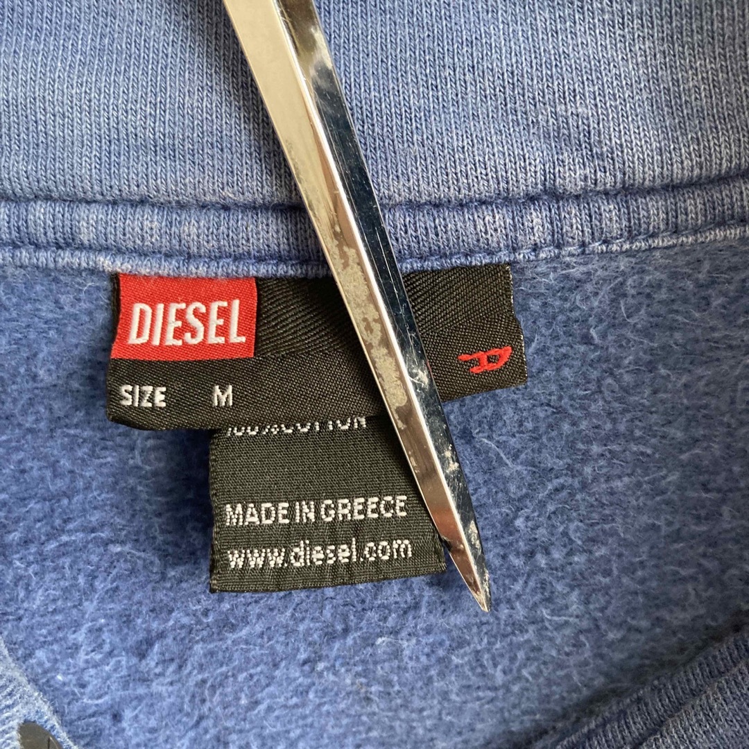 DIESEL(ディーゼル)のディーゼル　スエットライダースジャケット レディースのジャケット/アウター(ライダースジャケット)の商品写真