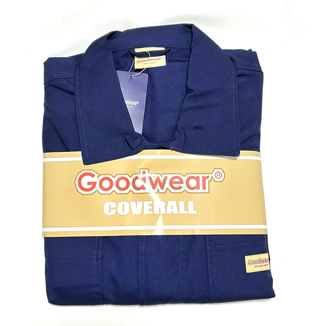 GOOD WEAR(グッドウェアー)の【新品】Goodwear グッドウエア カバーオール つなぎ ネイビー M メンズのジャケット/アウター(カバーオール)の商品写真