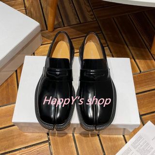 値下げ HERMES エルメス モカシン ミンク ファー 黒