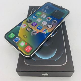 アイフォーン(iPhone)のiPhone12Pro シルバー simフリー 128GB バッテリー87%(スマートフォン本体)