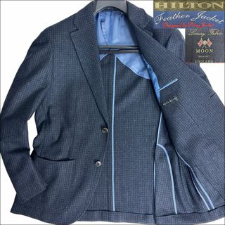 RING JACKET テーラードジャケット -(XL位) 紺x赤(チェック)