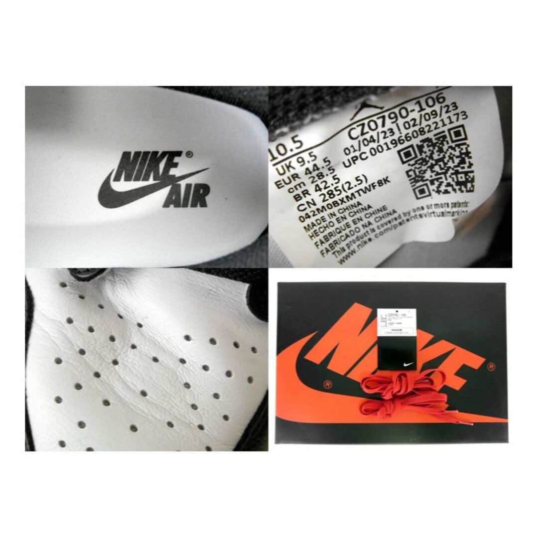 NIKE   ナイキ NIKE □  AIR JORDAN 1 RETRO LOW OG BLACK TOE