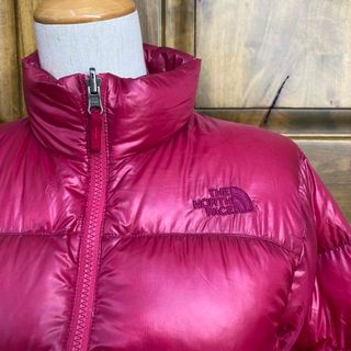 ノースフェイス(THE NORTH FACE) ダウンジャケット(ピンク/桃色系)の