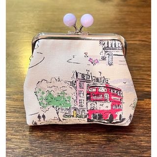 キャスキッドソン(Cath Kidston)のキャスキッドソン　ビリーのお散歩　薄紫　飴玉がま口財布(財布)