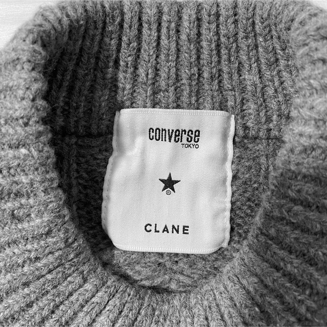 CLANE CONVERSE STAR MOTIF PULLOVER KNIT