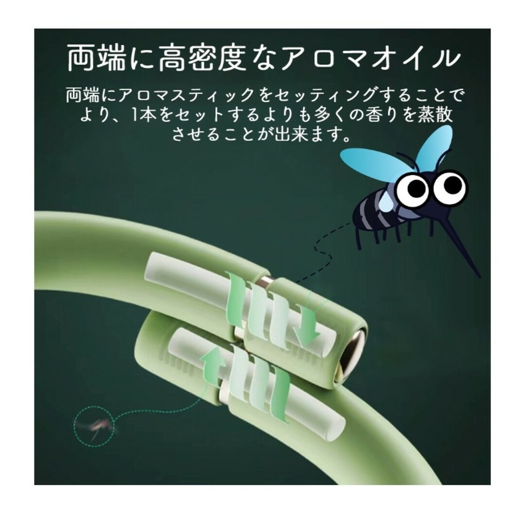 虫除けブレスレット　グリーン色一式セットです！！未使用品、大特価！！ インテリア/住まい/日用品の日用品/生活雑貨/旅行(日用品/生活雑貨)の商品写真